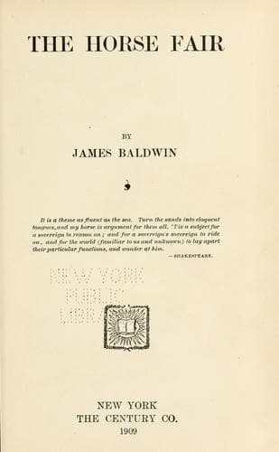 Cover of The horse fair