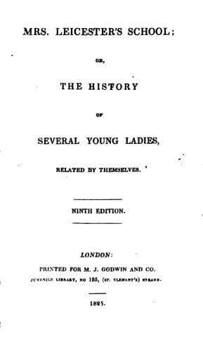 Cover of Mrs. Leicester's School