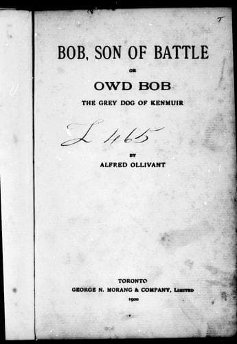 Cover of Owd Bob