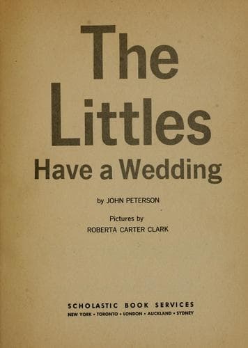Cover of The Littles have a wedding
