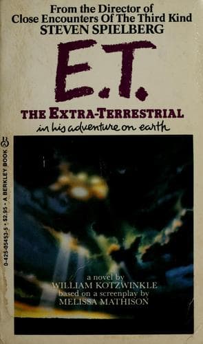 Cover of E.T., the extra-terrestrial in his adventures on earth