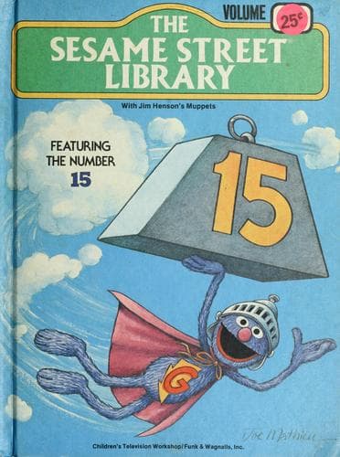 Cover of The Sesame Street Library Vol. 15 with Jim Henson's Muppets