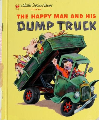 Cover of The happy man and his dump truck