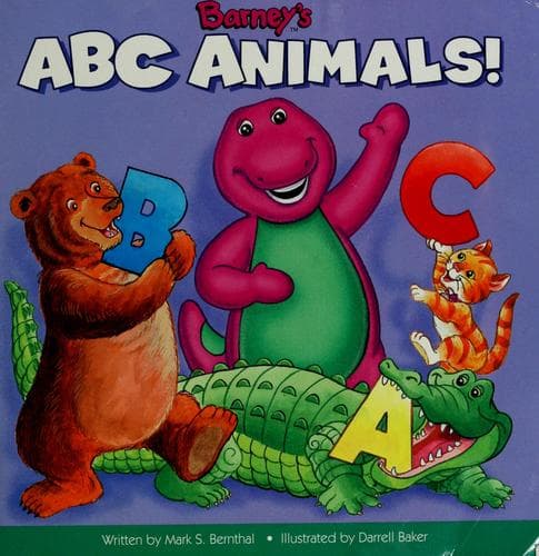 Cover of Barney's ABC animals!