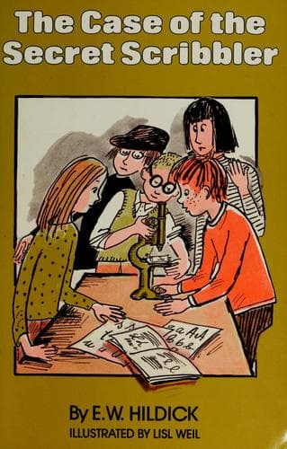 Cover of The case of the secret scribbler