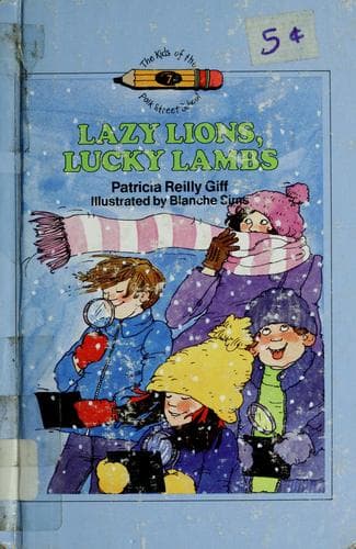 Cover of Lazy lions, lucky lambs ; illustrated by Blanche Sims