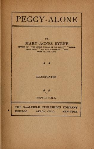 Cover of Peggy-alone