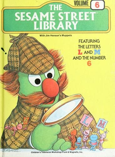 Cover of The Sesame Street Library Vol. 6 (L-M) with Jim Henson's Muppets