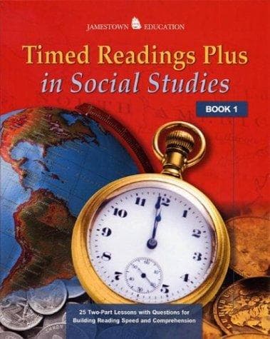 Cover of Timed Readings Plus in Social Studies