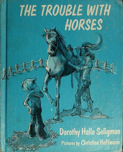 Cover of The trouble with horses