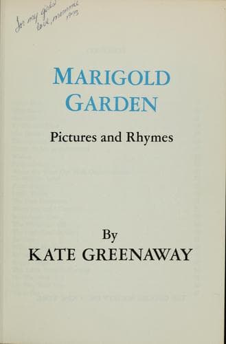 Cover of Marigold garden