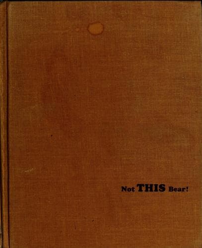 Cover of Not THIS Bear!
