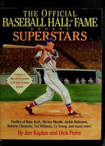 Cover of The official baseball Hall of Fame book of superstars