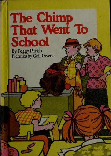 Cover of The chimp that went to school