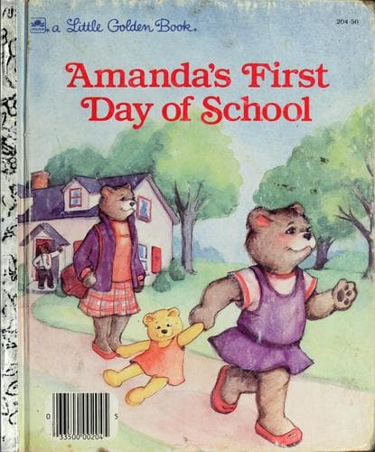 Cover of Amanda's first day of school