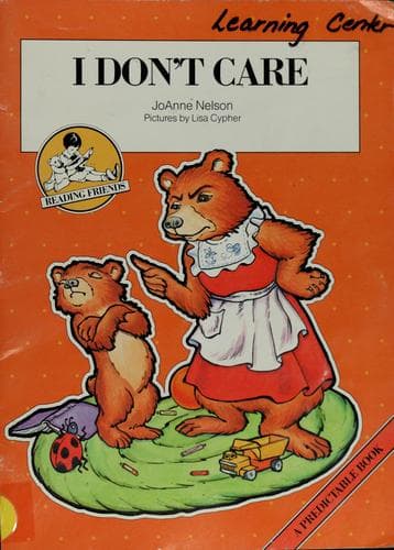 Cover of I don't care