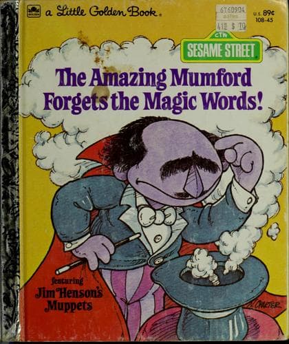 Cover of The Amazing Mumford Forgets The Magic Words!