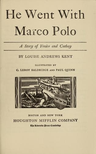 Cover of He Went With Marco Polo