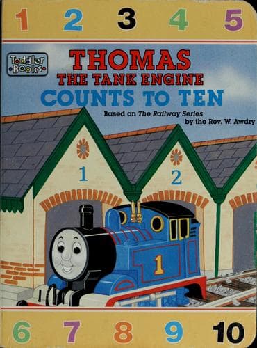 Cover of Thomas The Tank Engine Counts to Ten