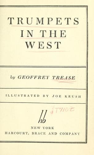 Cover of Trumpets in the west