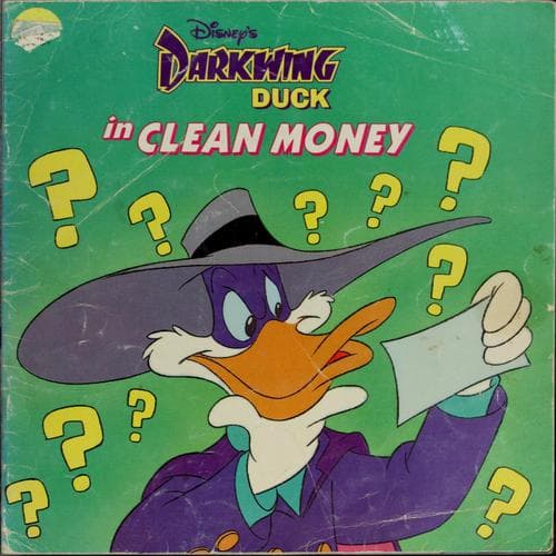 Cover of Disney's Darkwing Duck in clean money