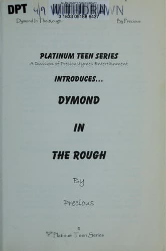 Cover of Dymond in the rough