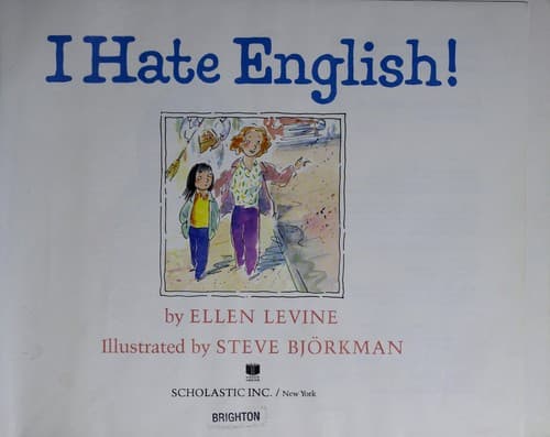 Cover of I hate English!