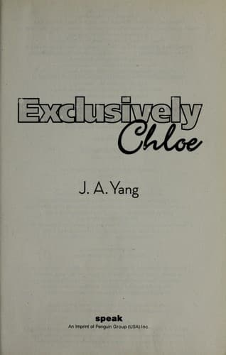 Cover of Exclusively Chloe