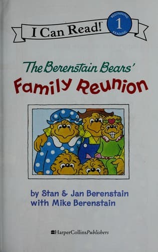 Cover of The Berenstain Bears' family reunion