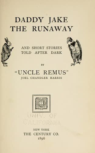 Cover of Daddy Jake the runaway