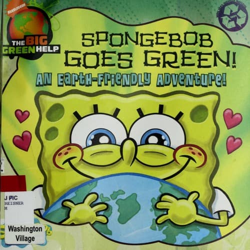 Cover of SpongeBob goes green!