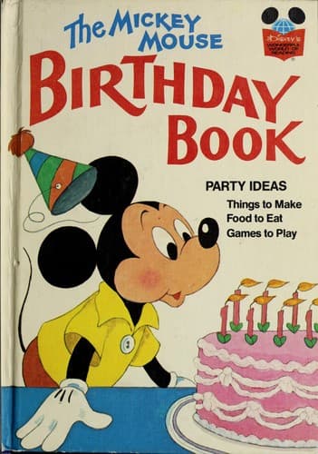Cover of The Mickey Mouse birthday book