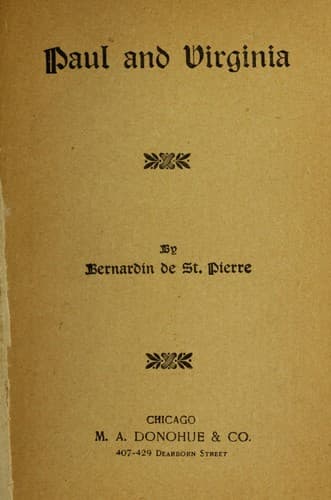 Cover of Paul and Virginia