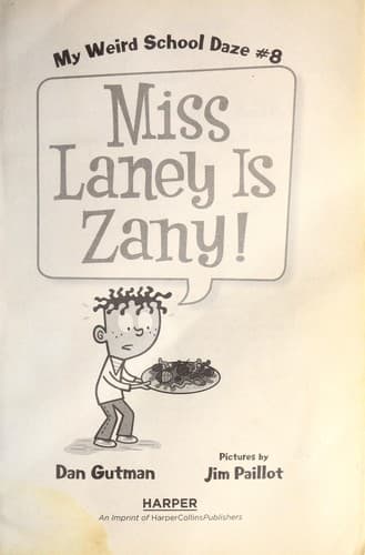 Cover of Miss Laney is zany!