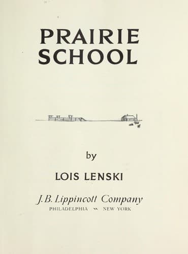 Cover of Prairie school