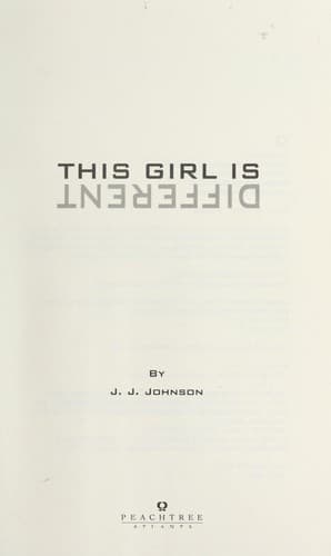 Cover of This girl is different