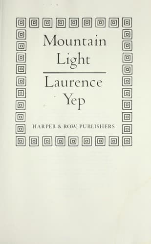 Cover of Mountain light