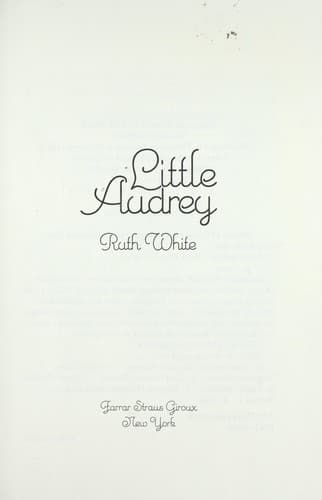 Cover of Little Audrey