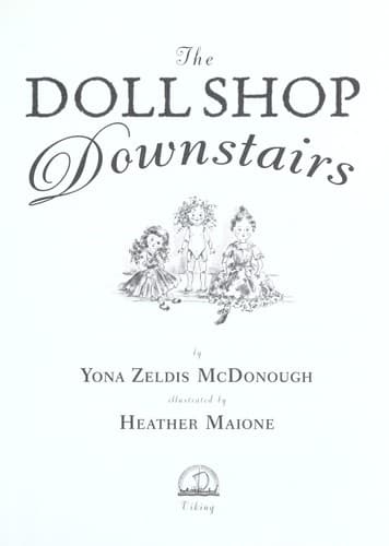 Cover of The doll shop downstairs