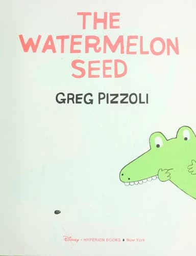 Cover of The watermelon seed