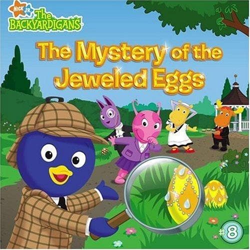 Cover of The Mystery of the Jeweled Eggs (Backyardigans (8x8))