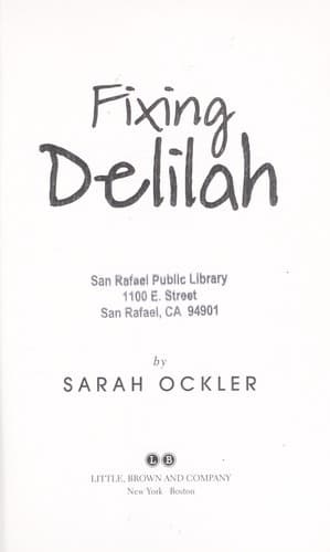 Cover of fixing delilah