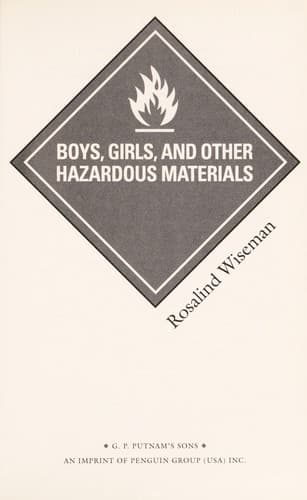 Cover of Boys, girls, and other hazardous materials