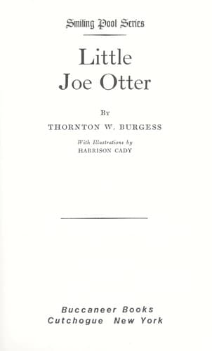 Cover of Little Joe Otter