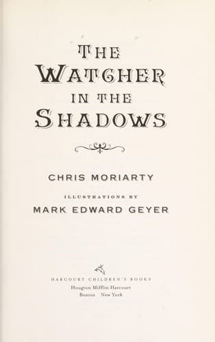 Cover of The watcher in the shadows