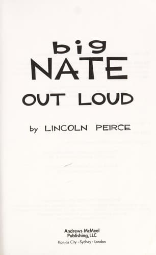 Cover of Big Nate Out Loud