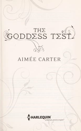 Cover of The goddess test (Goddess Test #1)