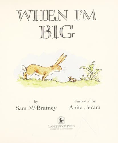 Cover of When I'm big