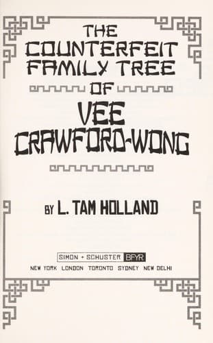 Cover of The counterfeit family tree of Vee Crawford-Wong