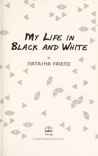 Cover of My life in black and white